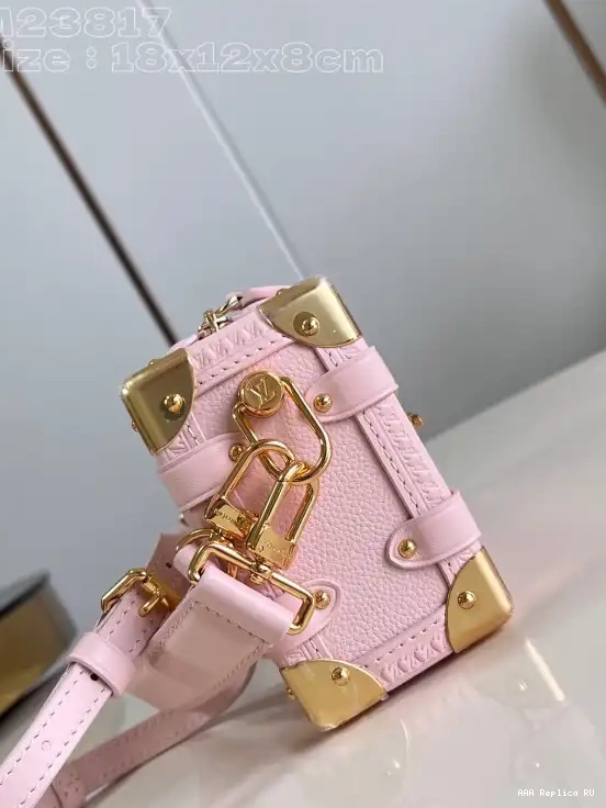 Aaa replica bags VUITTON PM-18*12.5*8CM Side Trunk LOUIS 0508